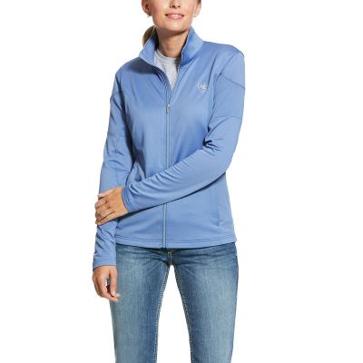 Ariat English: Tolt Full Zip Sudaderas Mujer - Azules (MVBQX4680)